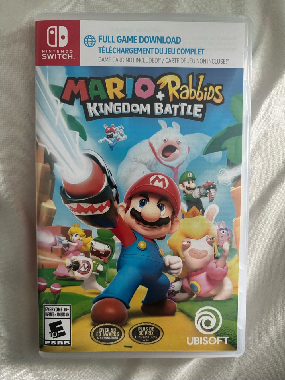 Nintendo Switch Mario + Rabbids Kingdom Battle - CASE ONLY